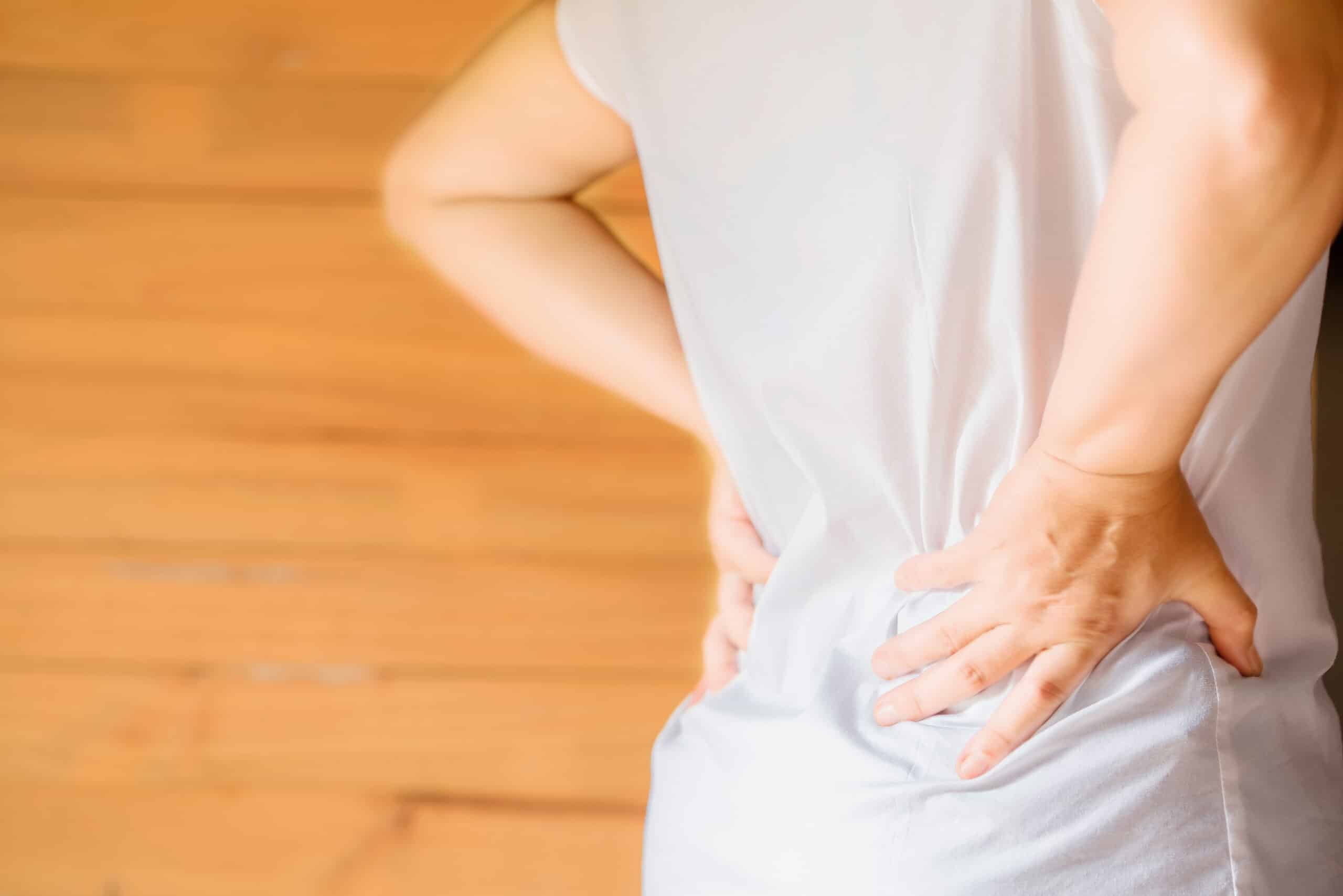 Back pain Health-care concept